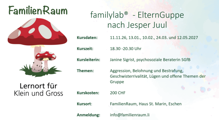 Familylab Elterngruppe Flyer 2026